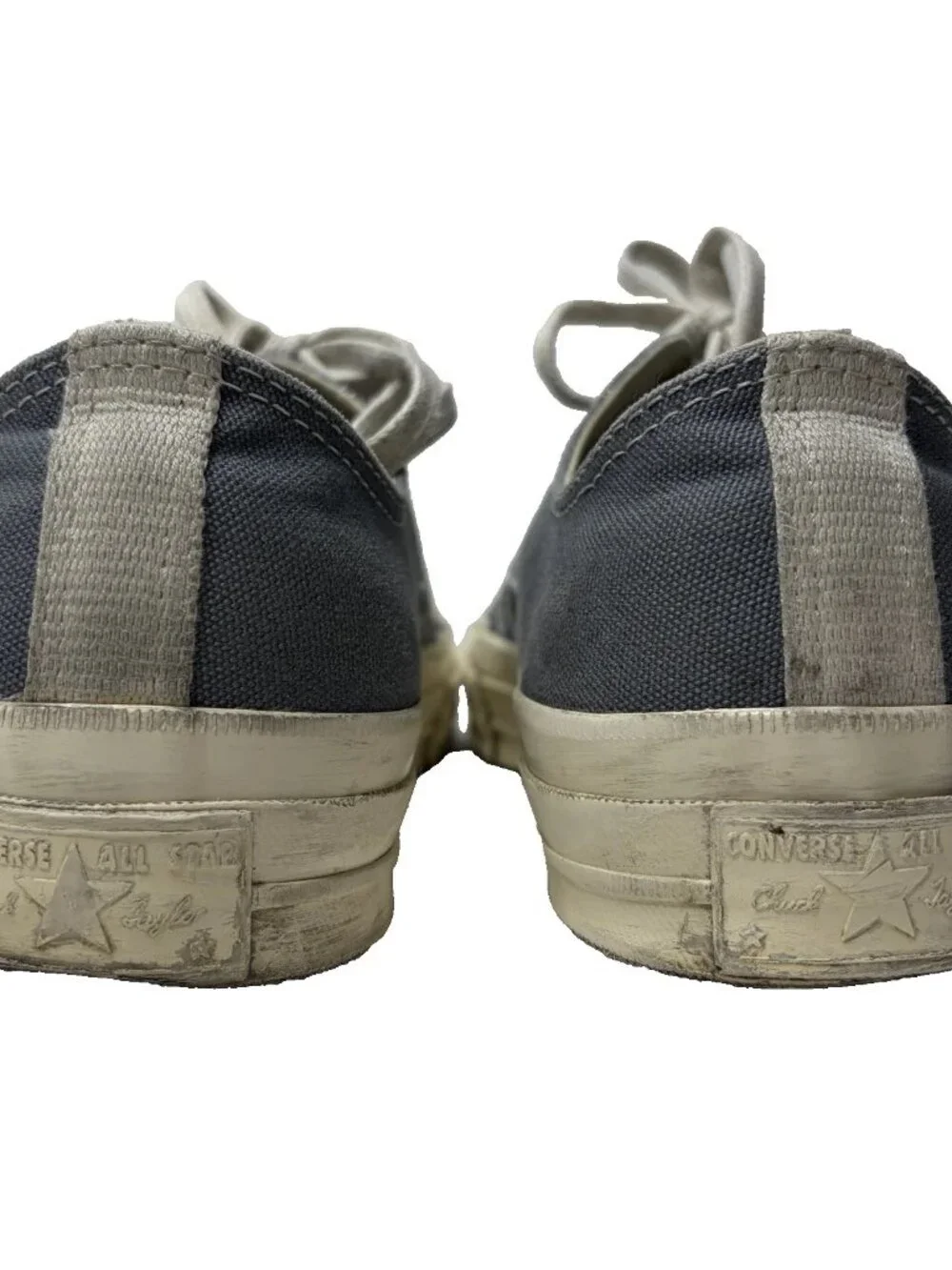 Converse X Comme des Garçons Play Sneakers Mens Size 9 Chuck 70 Low Steel Gray - Picture 8 of 10